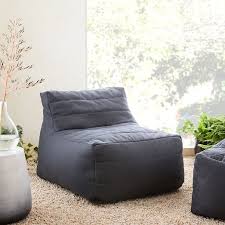 Channeled Outdoor Bean Bag Chair