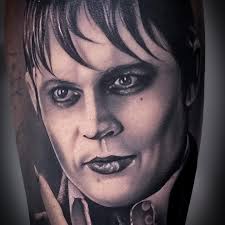 Barnabas Collins from "Dark Shaddiws" ➡️Swipe for the detailshot➡️ Used: ➡️  @sunskintattoo ➡️ @kwadron ➡️ @inkbooster ➡️ @worldfamousink ➡️  @tattoosafe_tattoo_supply #darkshaddows #portraittattoo #vampiretattoo  #vampire #inkedgirls ...