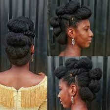 My Simple And Quick Updo I Did To Church Today And To Think That This Natural Hair Styles For Black Women Natural Hair Styles Natural Hair Styles Easy
