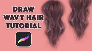 These tips and tricks for drawing hair also apply to other digital art software and some also. Draw Realistic Wavy Hair Procreate Hair Tutorial For Beginners Youtube