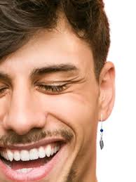 Lapis Lazuli Dangle Earrings, Mens Earrings Sterling Silver Feather, Blue  Earrings, Blue Gemstone Silver Dangle Earring, Leverback Earrings