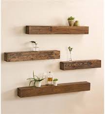 16 Captivating Handmade Wooden Shelf Designs That Will Admire You Rustic Wooden Shelves Rustic Floating Shelves Wooden Wall Shelves