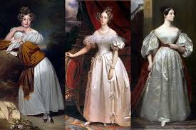 Moda Romantica De Mujeres De 1830 Hisour Arte Cultura Historia