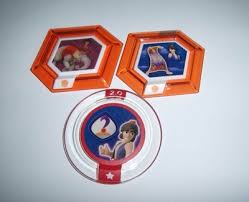 DISNEY INFINITY 2.0 Original Power Disc Lot Abu Aladdin Magic Carpet Rags  Riches