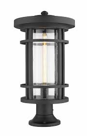 Jordan Round Outdoor Pier Light By Z Lite 570phm 553pm Bk