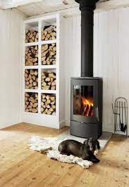 A kitchenette typically includes a sink, fridge, stove and some counter space—providing the tenant with the essentials. 70 Ideas Wood Burning Stove Cabin Basements For 2019 Wood Stove Decor Stove Decor Wood Stove Fireplace