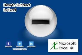 How To Subtract In Excel In 2020 Subtraction Microsoft Excel Formulas Excel Formula