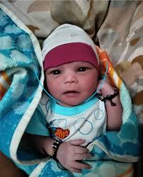 Cute baby with infectious smile