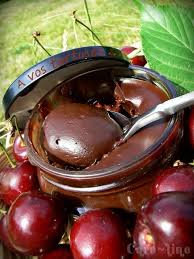 Pate A Tartiner Mon Cheri Ou Confiture Cerise Et Chocolat Noir Les Recettes De L Alsacienne Pate A Tartiner Confiture De Cerises Confiture