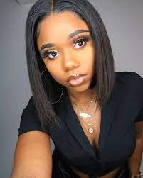 Kylie Human Hair Bob Wig Fake Scalp Lace Front Pre Bleached Hd Lace Bob Hairstyles Choppy Bob Hairstyles Short Lace Front Wigs