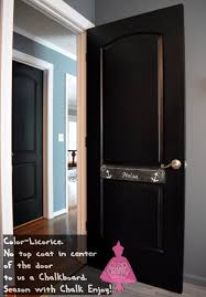 Door painting tips before painting a door, here are a few tips to help the task go smoothly: Black Doors And A Chalkboard Shabby Paints