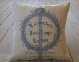 I face this problem often, and have come to love throw pillows as the quickest means to an end, instant decor transformation. Country French Pillows Etsy