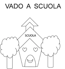 Scheda Da Colorare Vado A Scuola Le Idee Della Scuola Attivita Di Scrittura Accogliente