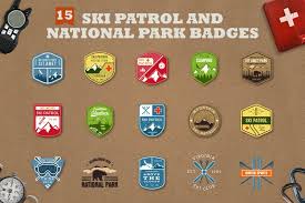 Being one of the free national parks in the us, it welcomes more than 10 million people each year. Mountain Ski Patrol Camping Badges 2516 Logos Design Bundles