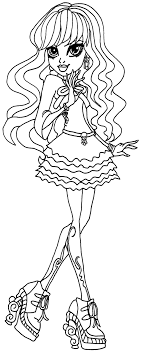 Monster High Para Colorear