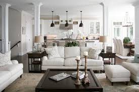 Open Living Room To Kitchen Separate With Columns Or Partial Wall Traditional Design Living Room Open Concept Living Room Traditional Living Room