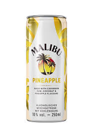 This easy to make layered drink is a sweet blend of coconut rum, pineapple, and grenadine. Malibu Fizzy Pineapple Dose Einweg 0 25l Zauberbrueder