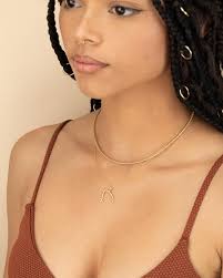 GOLD BEADED NECKLACE • Dainty Necklace for Layering • Water Resistant •  Sterling Silver Rose Gold • Bridesmaid Gift Bridal Jewelry • NEBP2AB