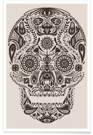 Day of the dead (dia de los muertos) is a two day holiday that reunites the living and dead. Dia De Los Muertos Poster Juniqe