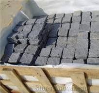 G654 Padang Dark Grey Granite Drive Way Patio Paving Stone with  Bushhammered/Natural/Falmed Finish, G654 Granite Cube Stone & Pavers