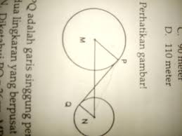 Garis singgung persekutuan dua lingkaran kelas 11. Perhatikan Gambar Pq Adalah Garis Singgung Persekutuan Dua Lingkaran Yang Berpusat Di M Dan N Brainly Co Id