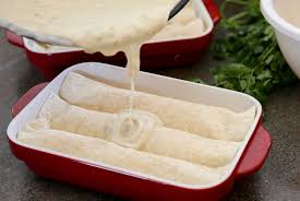 Como Hacer Enchiladas De Pollo Chicken Enchiladas Creamy Chicken Enchiladas Best Chicken Enchilada Recipe