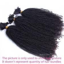 It's like the modge podge of the hair world; Addcolo 8a Bulk Human Hair For Braiding Afro Kinky Curly Brazilian Hair