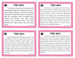 teaching main idea using informational text the teacher next door