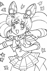 If you like chibi, you have to know all details of drawing chibi anime! Sailor Chibi Moon Colouring Pages Page 3 Coloring Home
