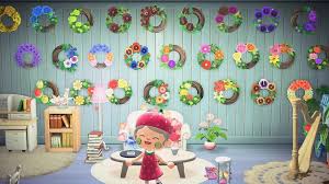 Finally Completed The Flower Wreaths Animalcrossing Animal Crossing Animal Crossing Game New Animal Crossing