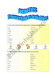 If i yields a real word, e.g. Phonetic Symbols Single Word And Text Transcription Activities Esl Worksheet By Tooomas