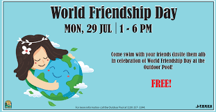 Friendship day was first celebrated in 1919 by a card company that hoped to sell greeting cards for the occasion. World Friendship Day Moody Afb Force Support Squadron