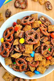 Cinnamon Sugar Snack Mix Recipe Perfect For Game Day Recipe Cinnamon Sugar Snacks Snack Mix Snack Mix Recipes
