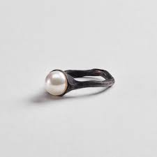 Malka Pearl Ring Ring By German Kabirski