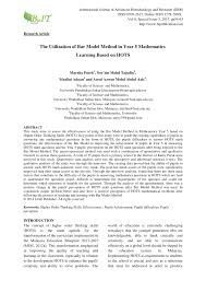 Cara mengobati darah beku di jari tangan Pdf The Utilization Of Bar Model Method In Year 5 Mathematics Learning Based On Hots