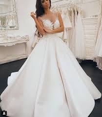 Wedding veil two tier tulle cut edge drop bridal veil. Stunning Ball Gown Wedding Dresses Sheer Crew Neck Sleeveless Lace Bodice Tiered Bridal Gowns Sold By Babybridal On Storenvy