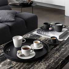 When we compiled our list of sweese porcelain latte & cappuccino cups with saucers won our best for the money category because it offers six cups with saucers at an affordable price. Manufacture Rock Coffee Cup And Saucer Black Grey 2 Pieces Villeroy Boch
