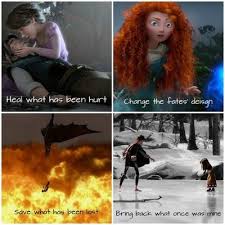 Rise Of The Brave Tangled Dragons The Big Four Disney Funny Disney Crossovers