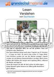 Hier findest du tausende kostenlose klassenarbeiten und lernhilfen direkt zum ausdrucken. Tiger Sachtext Sachtexte Tiere Sachtexte Lesen Deutsch Klasse 3 Grundschulmaterial De