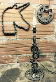 Bearing Lampe Upcycling Pieces Moto Deco Garage Pieces Moto Idees Sympas