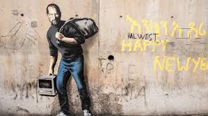 Banksy S Steve Jobs Mural Spotlights Refugee Crisis Banksy Canvas Banksy Mural Banksy Identity
