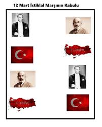 Okul Oncesi 12 Mart Istiklal Marsinin Kabulu Calisma Sayfasi Okul Oncesi Gorsel Sanatlar Martini