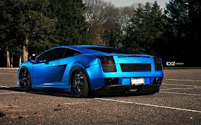 Hd Wallpaper Lamborghini Gallardo D2forged Vs6 Wheels 3 Blue Lamborghini Gallardo Wallpaper Flare
