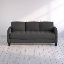 The sunset sofa is an modern and sculptural upholstered seating design with relaxed comfort in mind. Sunny Modern Sofa Zinus