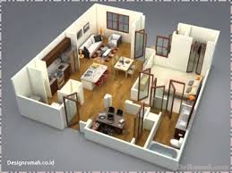Ruang keluarga dan tamu rumah minimalis 3 kamar tidur 1 lantai. Rumah 1 Kamar Minimalis Arsitek Rumahan