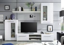 Ledersofa & designer sofa günstig online kaufen. Wohnwand Hochglanz Weiss Schrankwand Anbauwand Wohnzimmerwand Modern Design Kaufen Bei Go Perfect
