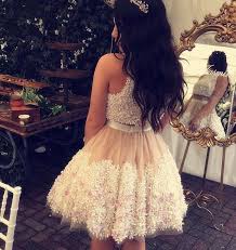 Floral Lace Homecoming Dress Two Piece Prom Dress Short Homecoming Dresses Two Piece Short Cocktail Dresses Mini Homecoming Dresses Piece Prom Dress Lace Homecoming Dresses