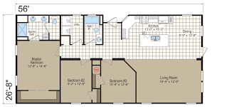 Homc 4563c Built By Homes Of Merit In Lake City Fl View The Floor Plan Of This 3 Bedroom 2 Bathroom Multi Sectio Homes Of Merit Floor Plans House Blueprints