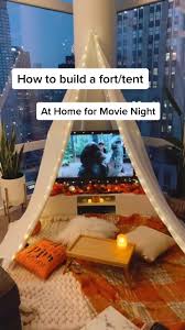 How to Make A Tent Movie Night in Home ...