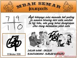 Syair Sd Mbah Semar 13 Oktober 2019 Keluaran Togel